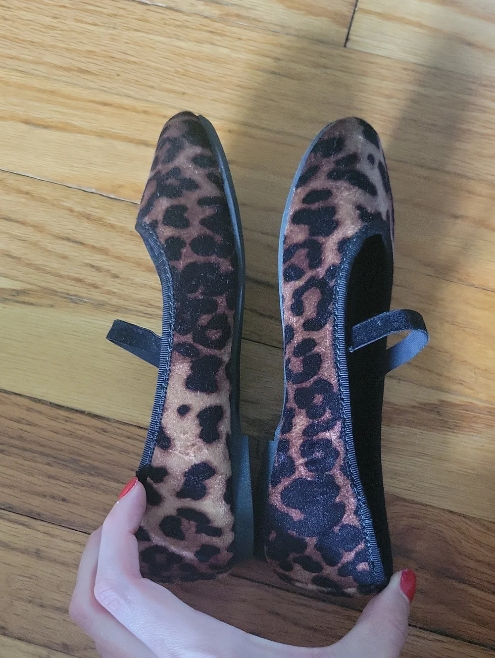 Sonoma Leopard Print Flats, Size 13 Girls